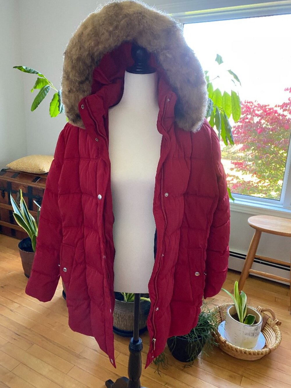 Tommy Hilfiger Winter Coat with faux fur trim on detachable hood